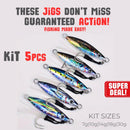 Premium Metal Jig Kit (5 pcs) - Fishing Made Easy!