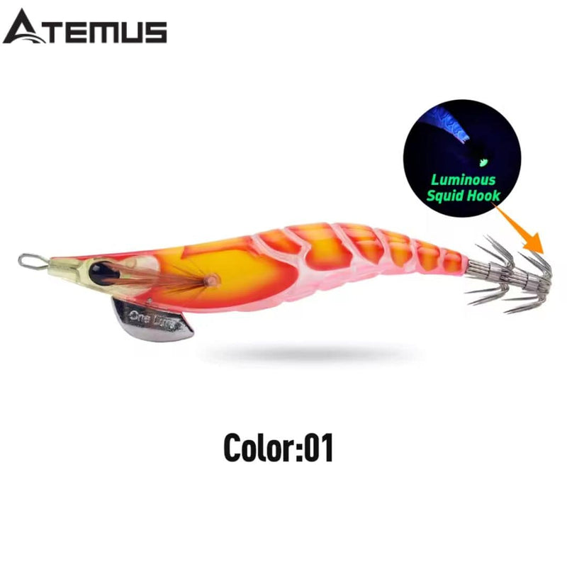 Premium Squid Jigs – Fishing Made Easy! - Kit 3pcs or 6pcs