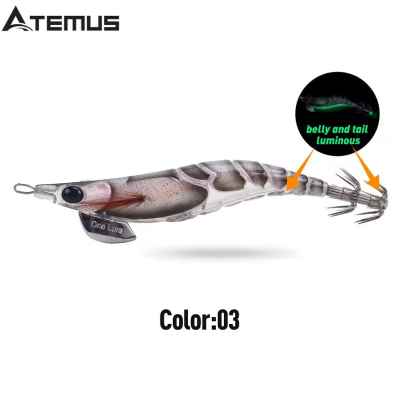 Premium Squid Jigs – Fishing Made Easy! - Kit 3pcs or 6pcs