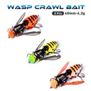 3 Pcs | Wasp Crawl Bait Floating | Topwater Fish Killer
