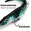 Realistic Multi-Jointed Fishing Lure - Perfect for Catching Big Fish