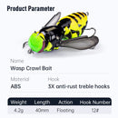 3 Pcs | Wasp Crawl Bait Floating | Topwater Fish Killer