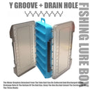 3 Pcs | Double-Sided Tackle Box – Streamlined, Heavy-Duty Organizer for All Your Lures, Hooks & Baits