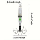 LED Squid Lures Kit | Night Fishing Squid Jig with Sharp Hooks + Charger with 2 Spare Batteries