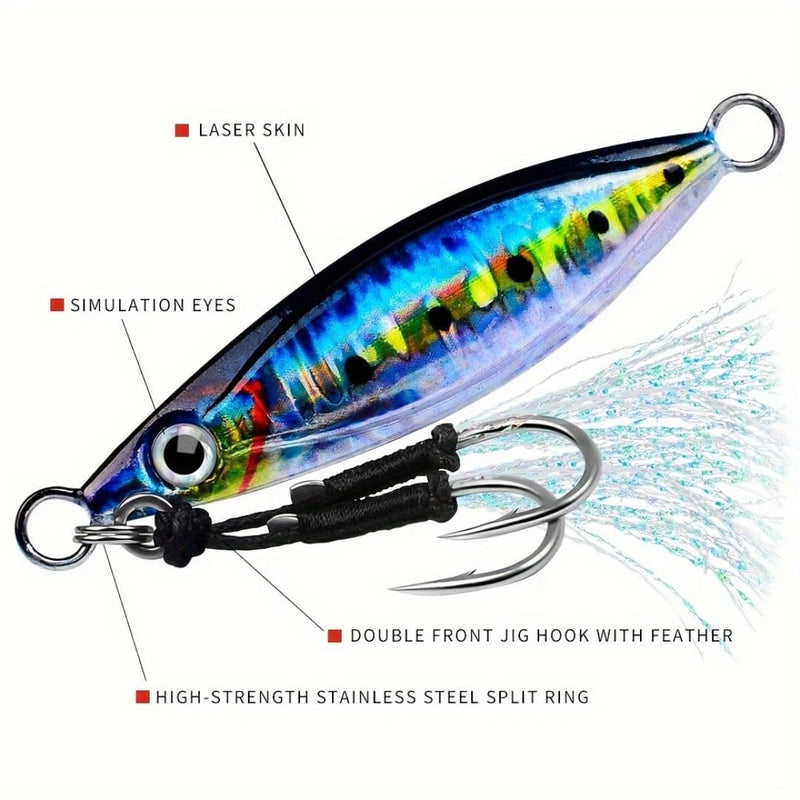 Premium Metal Jig Kit (5 pcs) - Fishing Made Easy!