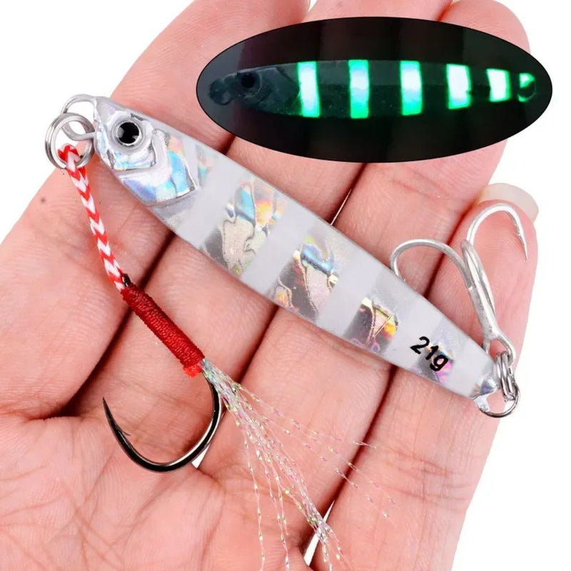 Premium Metal Jig Sets in a Box (5 pcs) - Fishing Made Easy!