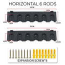 ROLLFISH Fishing Rod Storage Rack - 6 Rods