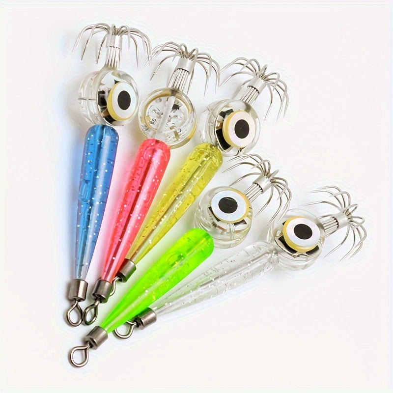 LED Luminous Squid Hook – Glow in Dark Squids Fishing Lure