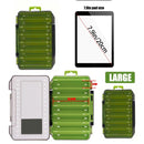 3 Pcs | Double-Sided Tackle Box – Streamlined, Heavy-Duty Organizer for All Your Lures, Hooks & Baits