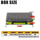 3 Pcs | Double-Sided Tackle Box – Streamlined, Heavy-Duty Organizer for All Your Lures, Hooks & Baits