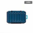 3 Pcs | Double-Sided Tackle Box – Streamlined, Heavy-Duty Organizer for All Your Lures, Hooks & Baits
