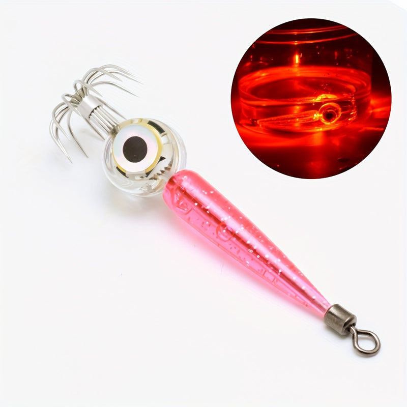 LED Luminous Squid Hook – Glow in Dark Squids Fishing Lure