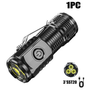 🔥Black Friday Deal🔥 Three-eyed Monster Mini Flash Super Power Flashlight