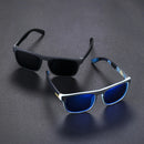 2pcs Square Polarized Sunglasses - Anti-Glare Shades for Outdoor & Travel