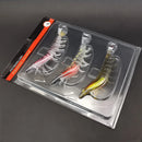 Luminous Shrimp Soft Bait Fishing Lure – Premium 3-Piece Kit
