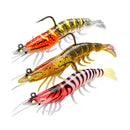 Luminous Shrimp Soft Bait Fishing Lure – Premium 3-Piece Kit