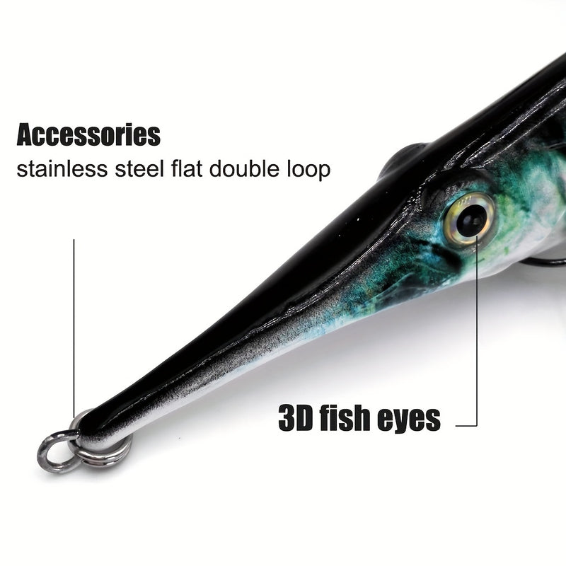 Realistic Multi-Jointed Fishing Lure - Perfect for Catching Big Fish