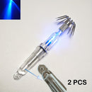 2PCS Squid Lures – Glow Baits for Night Fishing, 7cm