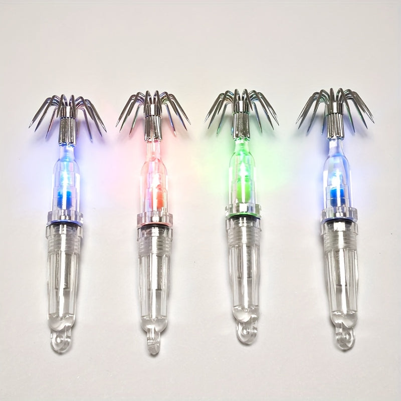 2PCS Squid Lures – Glow Baits for Night Fishing, 7cm
