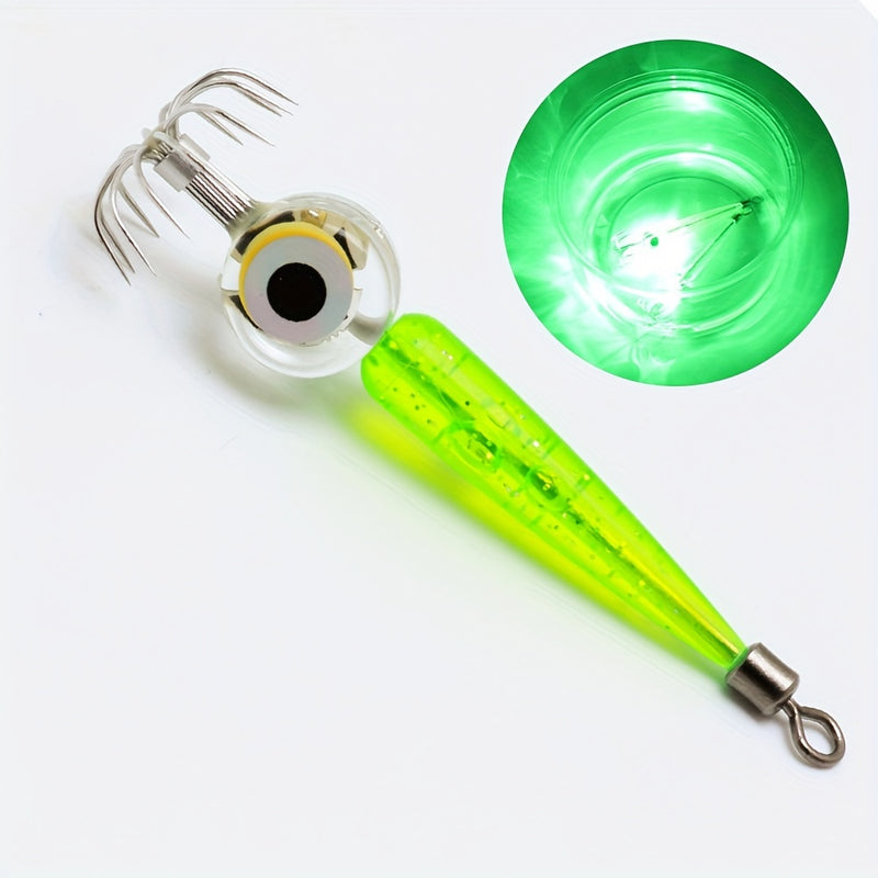 LED Luminous Squid Hook – Glow in Dark Squids Fishing Lure