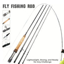 Fly Fishing Rod 5/6wt (2,73m) – Premium Quality, Lightweight and Compact 4-Piece